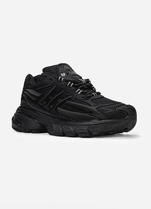 Кросівки чоловічі та жіночі чорні легкі зручні pharrell williams x adidas adistar jellyfish
