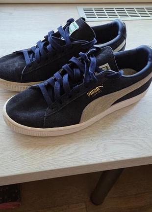Кроссовки puma, замш, кожа 40,5 размер