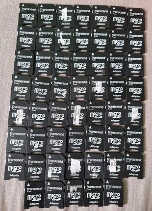 54 адаптера microsd->sd transcend адаптер переходник микросд сд