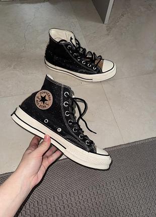 Converse кеди високі блискучі оригінал кеды
