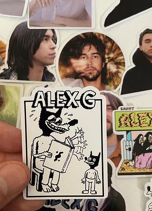 Наклейки/наліпки з alex g
