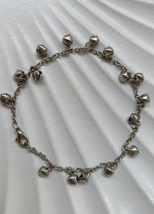 Браслет на ногу accessorize браслет в серебряном тоне с подвесками