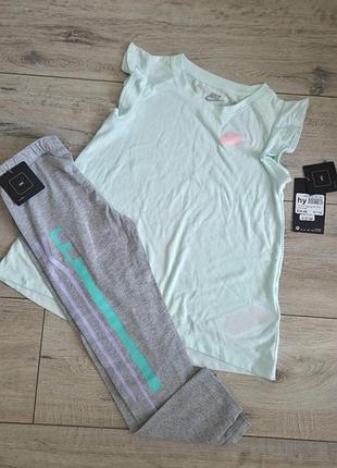 Комплект двойка футболка+лосины nike