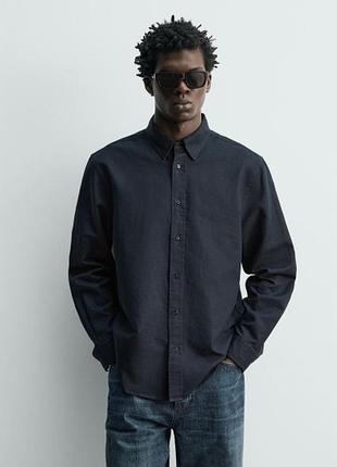 Сорочка zara 19834 d blue