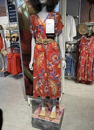 ✨ легенька та невагома пляжна сукня міді primark в красивий візерунок пейзлі! стан нової! ✨батал ,plus size ♥️)