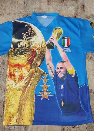 Футболка италия чемпион мира 2006 по футболу,  чемпионат мира