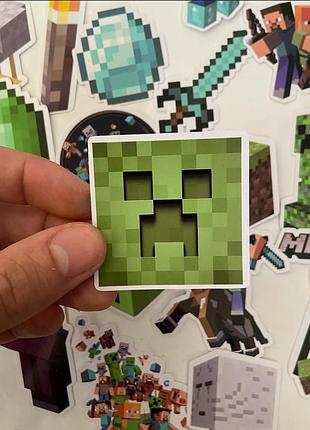 Наклейки/наліпки по minecraft