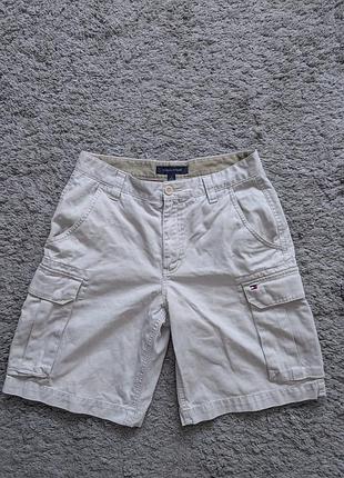 Вінтажні шорти карго tommy hilfiger, size w 29-30, піапояс 39-40 бедра 56 довжина 51, стан відмінний