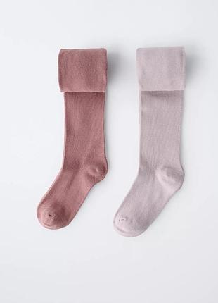 Колготи zara 4-6 років 110см 2 шт