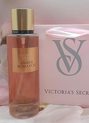 Парфюмированный мист для тела и волос amber romance victoria’s secret.
оригинал из сша
