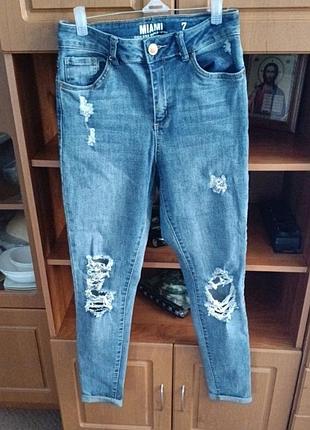 Джинси 👖 рвані жіночі