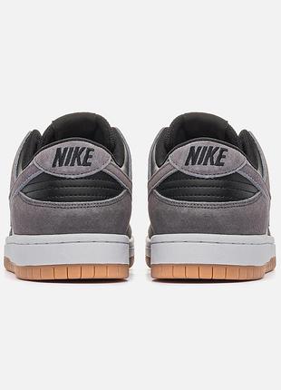 Nike sb dunk low black-silver 3