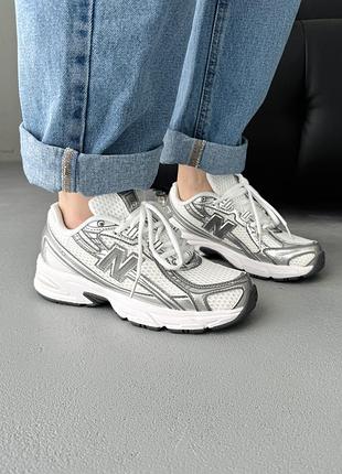 😍 кроссовки женские new balance 740 white/silver
