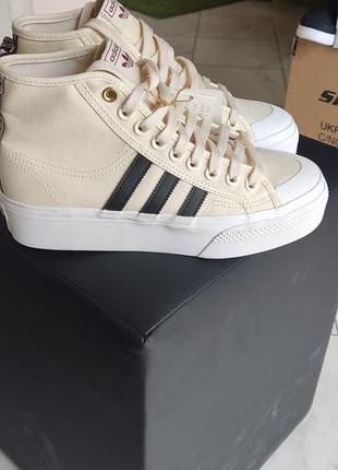 Жіночі кеди adidas nizza platform mid w (артикул h00641
