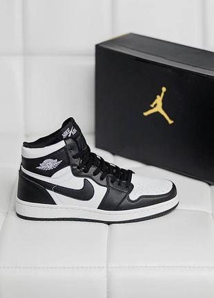 Nike air jordan 1 черные