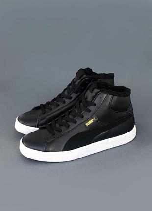 Corduroy classic mid black winter fur