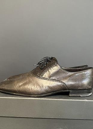 Туфлі чоловічі bottega veneta, коричневі, 40р
