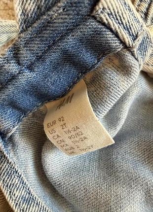 Джинсовий сарафан h&m для дівчинки 4