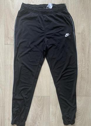 Спортивні штани nike track pants оригінал чорні | спортивні штани найк з лампасами джогери m