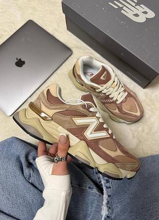 Стильные женские кроссовки new balance 9060 sparrow