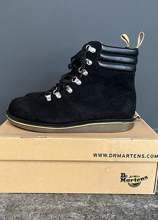 Черевики dr.martens чоловічі, чорна замш, 43р, стан ідеальний