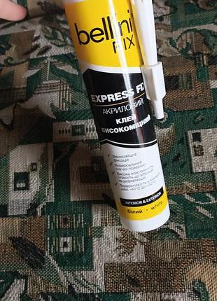 Клей акриловий bellini fix 440г високоміцний express fix