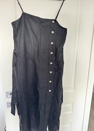 Сукня h&m, льон, 12