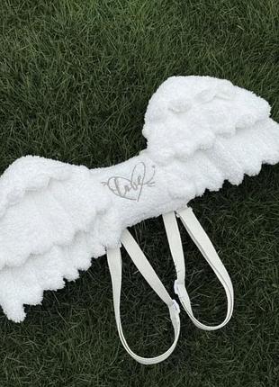 Милий рюкзак з крилами янгола крила ангела сумка kawaii kei cute core angel lolita