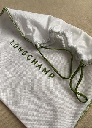 Фірмовий пильник longchamp 34×35 см для сумки білий