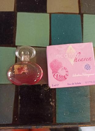 Salvatore ferragamo incanto heaven туалетная вода для женщин миниатюра 5мл