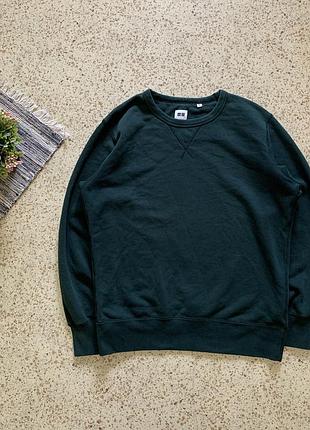 Uniqlo japanese blank basic sweatshirt юнікло чоловічий світшот оригінал японія базовий л розмір