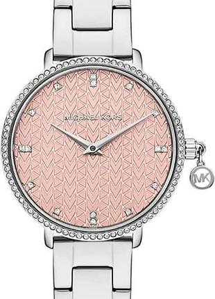 Продам оригінальний жіночий годинник michael kors mini pyper silver pavé