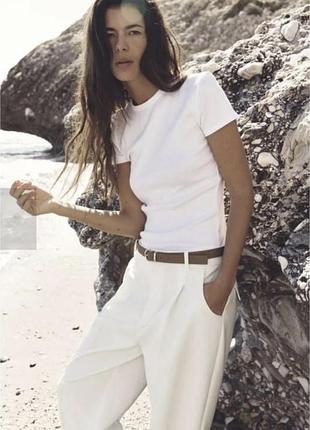Футболка zara , біла футболка zara