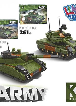 Конструктор військовий, танк 250 деталей