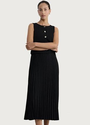 Новое нарядное плиссированное платье 👗 большого размера