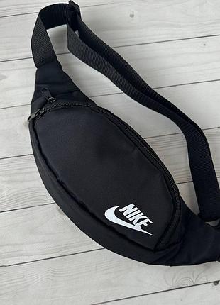 Поясна сумка nike чорна, тканина оксфорд 600-d, нова
