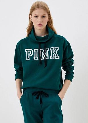Жіноча толстовка світшот  від молодіжного суббренду victoria's secret — pink