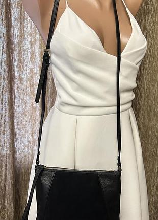 Кожаная сумочка кросс боди accessorize