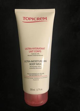 Topicrem ultra moisturizing body milk емульсія