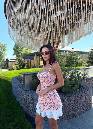 Летнее платье мини 6