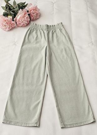 Хлопковые брюки-кюлоты на девочку, zara, 134 см