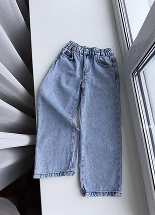 Широкі джинси zara kids wide-leg на резинці, розмір 116 (6 років), унісекс