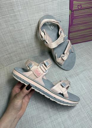 Оригинальные босоножки сандалии спортивные на липучке jack wolfskin