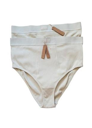 Жіночі труси шорти skims ribbed boxers (колір: bone), оригінал