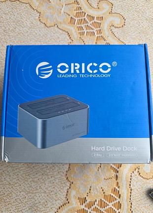 Док-станція для жорстких дисків orico 6626c3-c 10gbps