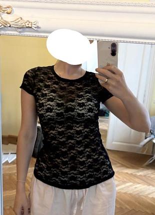Футболка ажурна h&m