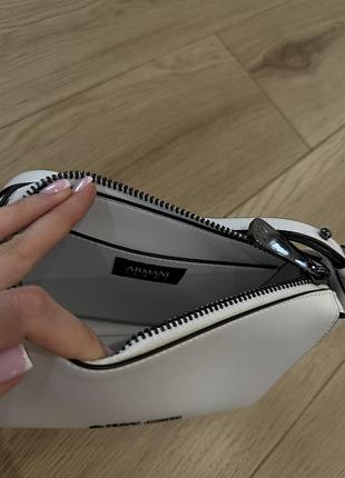 Сумка біла armani 4