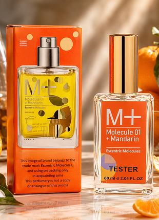 Парфум унісекс zarkoperfume escentric molecules 01+ mandarin 60 мл
