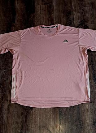 Мужская уникальная спортивная футболка adidas большой размер оригинал