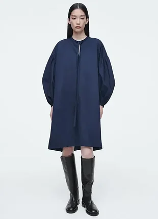 Платье женское cos gathered tie-detail dress / 40